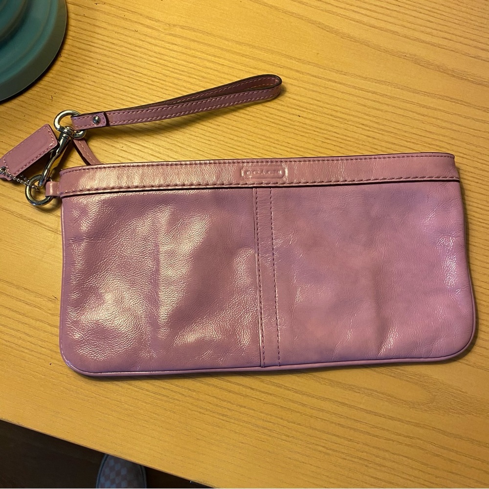 Lilac Coach Clutch